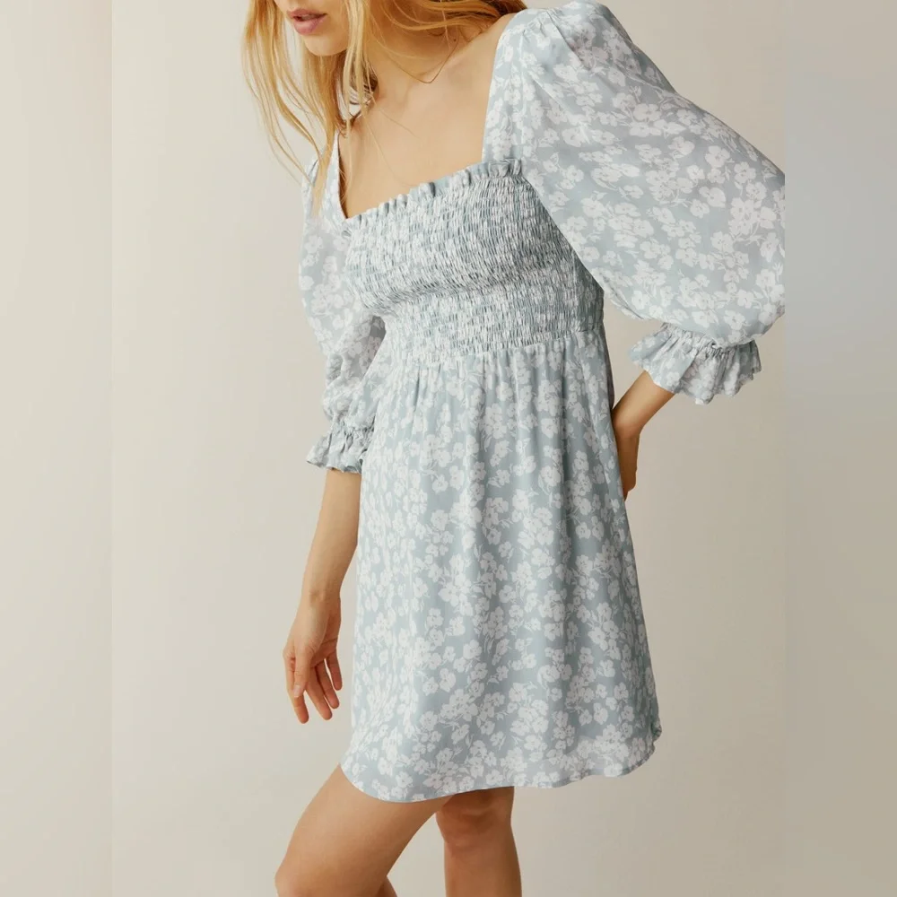 (NWT) Reformation - Zaria Mini Dress - Sofie Floral - L - Picture 3 of 10